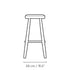 【名作と暮らす、そのはじまりに。】CH56 Bar Stool バースツール オーク材ソープ仕上げ Carl Hansen&Son カール・ハンセン＆サン ハンス J. ウェグナー 正規取扱店