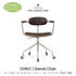 CH621SwivelChairスウィベルチェアオーク材オイル仕上げレザーTHOR306ダークブラウンCarl Hansen&Son カールハンセン＆サン ハンス J・ウェグナー正規取扱店