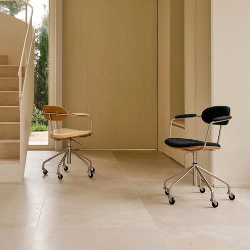 CH621SwivelChairスウィベルチェアオーク材オイル仕上げレザーTHOR306ダークブラウンCarl Hansen&Son カールハンセン＆サン ハンス J・ウェグナー正規取扱店