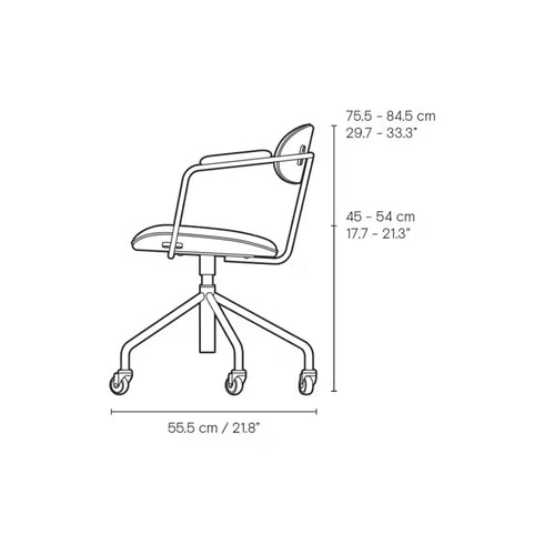 CH621SwivelChairスウィベルチェアオーク材オイル仕上げレザーTHOR306ダークブラウンCarl Hansen&Son カールハンセン＆サン ハンス J・ウェグナー正規取扱店