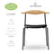 CH88P オーク材 オイル仕上 ブラックフレーム レザー LOKE 7150 ブラック Carl Hansen & Son カールハンセン＆サン ハンスJ・ウェグナー 正規取扱店 正規品