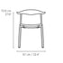 CH88P オーク ソープ仕上げ ブラックフレーム 本革 レザー LOKE 7150 黒 Carl Hansen & Son カールハンセン＆サン ハンスJ・ウェグナー 正規取扱店 正規品