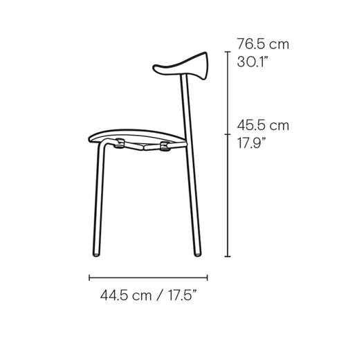 CH88P オーク ソープ仕上げ ブラックフレーム 本革 レザー LOKE 7150 黒 Carl Hansen & Son カールハンセン＆サン ハンスJ・ウェグナー 正規取扱店 正規品