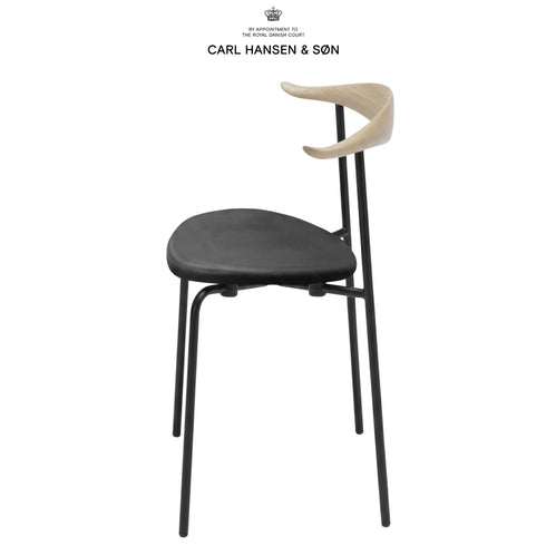CH88P オーク ソープ仕上げ ブラックフレーム 本革 レザー LOKE 7150 黒 Carl Hansen & Son カールハンセン＆サン ハンスJ・ウェグナー 正規取扱店 正規品