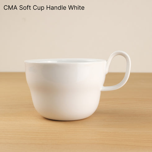 CMA Soft Cup Handle White 1616/arita japan Clay アリタジャパン クレイ ソフトカップ   ハンドルホワイト セシリエ・マンツ 有田焼 百田陶園 シンプル ナチュラル おしゃれ