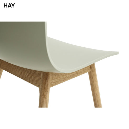 HAY(ヘイ) AAC 12 2.0 ダイニングチェア 椅子 イス 北欧 デザイン デンマーク ヒー・ウェリング 100%リサイクルプラスチック 木製脚 オーク 天然木 おしゃれ