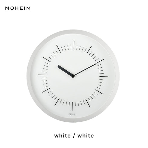 掛け時計 MOHEIM HORN モヘイム ホーン 北欧 壁掛け時計 おしゃれ 静音 モダン シンプル 日本製 燕三条 ヘラ絞り 28cm ウォールクロック デザイナーズ ギフト