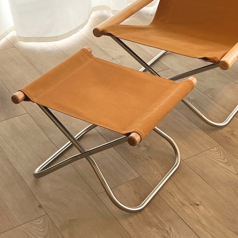 Nychair X Ottoman（ニーチェアX オットマン）日本製 倉敷帆布 椅子 折りたたみ 足置き スツール 軽量 デザイナーズ 綿100% 肘掛けなし 室内＜正規品＞