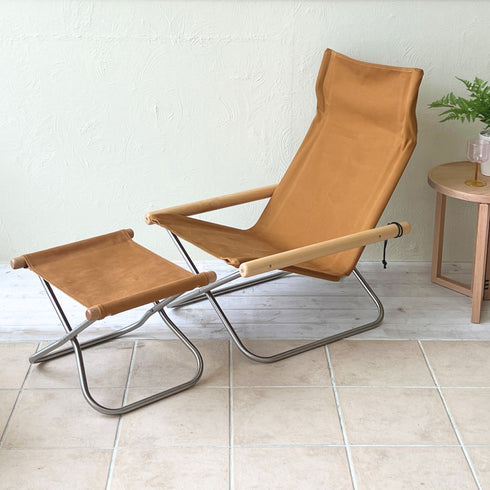Nychair X Ottoman（ニーチェアX オットマン）日本製 倉敷帆布 椅子 折りたたみ 足置き スツール 軽量 デザイナーズ 綿100% 肘掛けなし 室内＜正規品＞