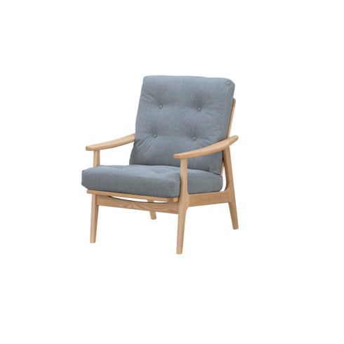 MARUNI60 フレームチェア ハイバックタイプ 1シーター 両肘 オーク材 ウレタン塗装