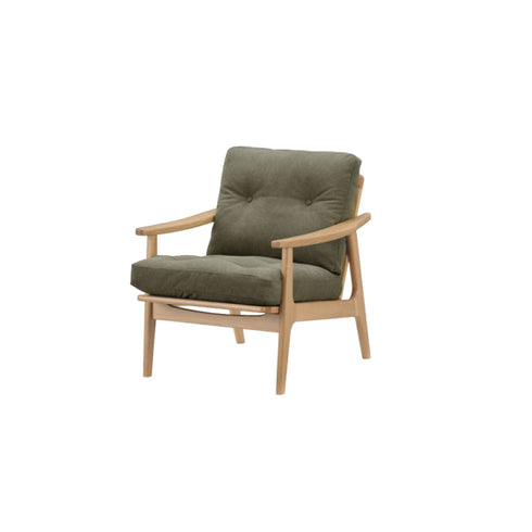 MARUNI60 フレームチェア オリジナルタイプ 1シーター 両肘 オーク材 ウレタン塗装