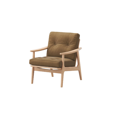 MARUNI60 フレームチェア オリジナルタイプ 1シーター 両肘 オーク材 ウレタン塗装