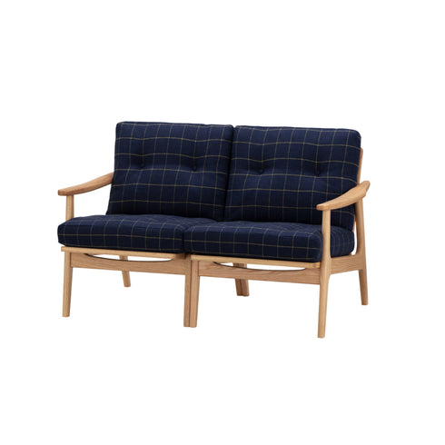 MARUNI60 フレームチェア オリジナルタイプ 2シーター 両肘 オーク材 ウレタン塗装