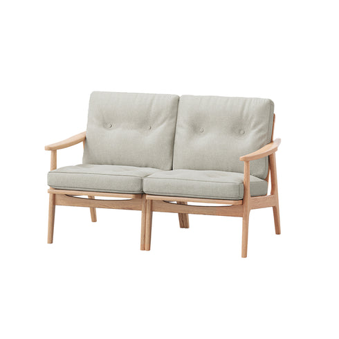 MARUNI60 フレームチェア オリジナルタイプ 2シーター 両肘 オーク材 ウレタン塗装