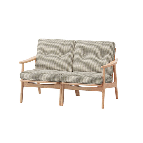 MARUNI60 フレームチェア オリジナルタイプ 2シーター 両肘 オーク材 ウレタン塗装