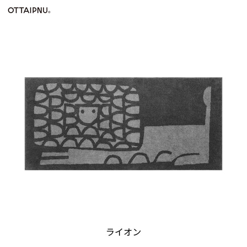 フェイスタオル OTTAIPNU オッタイピイヌ 鈴木マサル 今治タオル 日本製 厚手 おしゃれ 動物 アニマル 北欧 キッチン 洗面所 綿100％ ギフト 引っ越し 内祝い