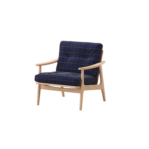 MARUNI60 フレームチェア ワイドタイプ 1シーター 両肘 オーク材 ウレタン塗装