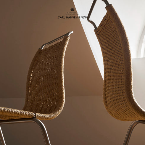 PK1 チェア ブラックフレーム ポール・ケアホルム ナチュラルペーパーコード カール・ハンセン＆サン Carl Hansen & Son 正規取扱店 正規品