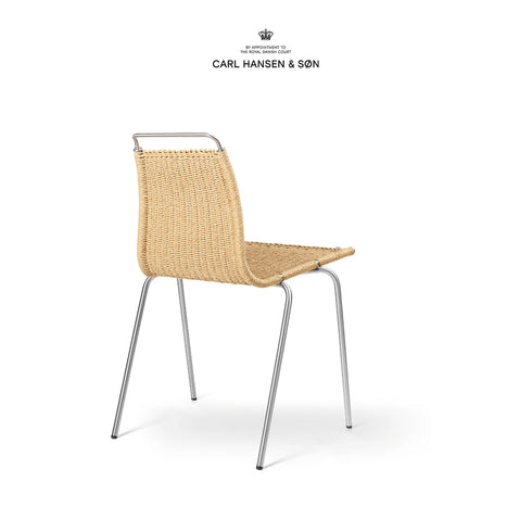 PK1 チェア ステンレススチール ポール・ケアホルム ナチュラルペーパーコード カール・ハンセン＆サン Carl Hansen & Son 正規取扱店 正規品
