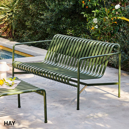 HAY(ヘイ) PALISSADE DINING BENCH パリセード ダイニングベンチ 屋外 アウトドア ガーデンベンチ スチール 椅子 イス 北欧 デンマーク ブルレック兄弟 デザイン アーキテクト 庭 テラス カフェ 公園 デザイナーズ 家具 送料無料 インテリア ショップ