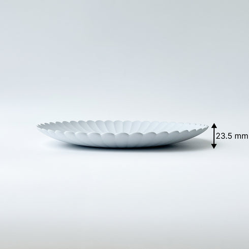 1616/arita japan tyパレスプレート 220 グレー 皿 有田焼 柳原照弘 陶磁器 食器 結婚祝い 引き出物 ギフト palace plate 220mm おしゃれ パスタ皿 日本製